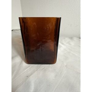 Vintage Brown Amber Antique Vase. See Pictures For Measurement